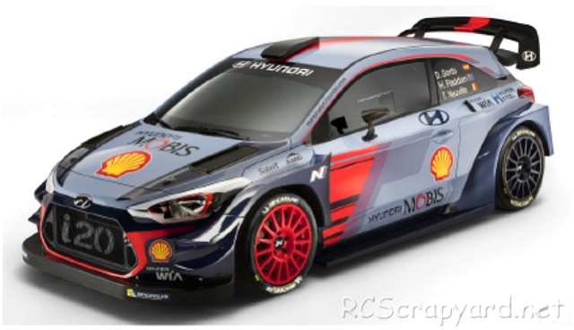 Tamiya XB Hyundai i20 Coupe WRC - TT-02 #93043