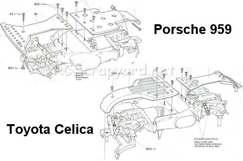 Tamiya 959 Chassis