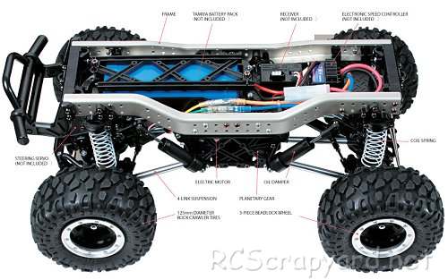 Tamiya Toyota FJ Cruiser Chassis