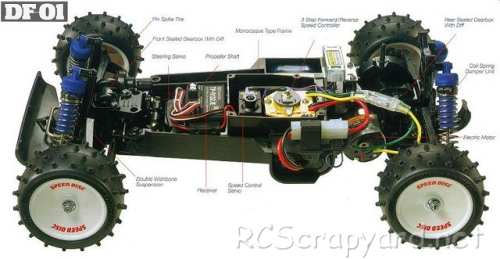 Tamiya DF-01 Chassis