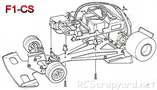 Tamiya F1-CS Chassis