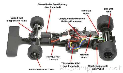 Tamiya F104W Chassis