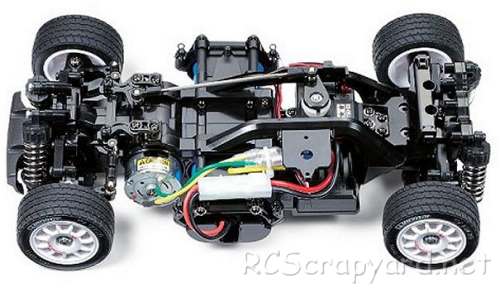 Tamiya Volkswagen Golf Mk.1 Grp.2 Chassis