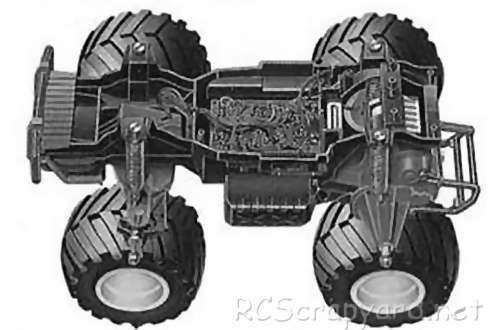 Tamiya QD Quick Drive Monster Truck Chassis