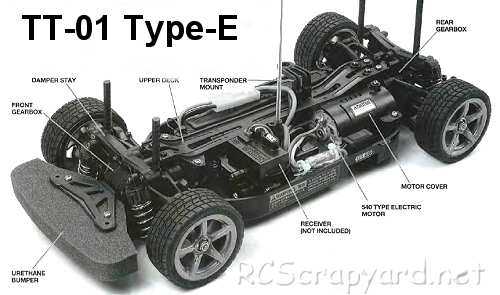 Tamiya TT-01 Type-E Chasis