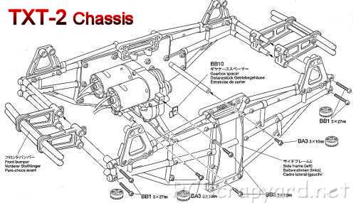 Tamiya TXT-2 Chassis