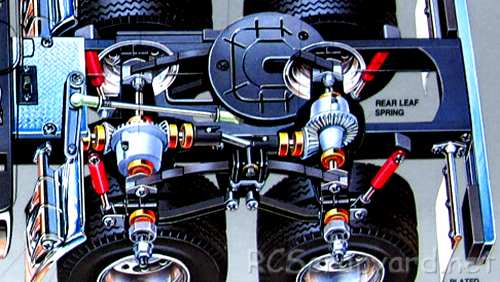 Tamiya Sattelzugmaschine Chassis