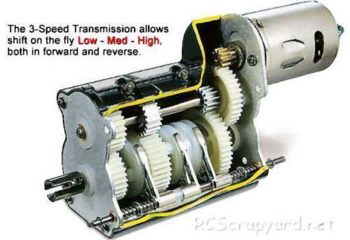 Tamiya Sattelzugmaschine Chassis