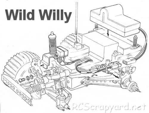 Tamiya Wild Willy (WW-V1/WW-V2) Chassis