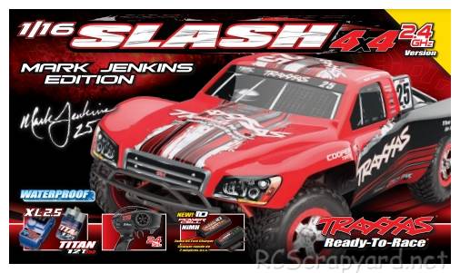 Traxxas Slash VXL 4WD  - Mark-Jenkins - 70054-1 (2015) Box