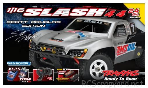 Traxxas Slash VXL 4WD  - Scott-Douglas - 70054-1 (2015) Box