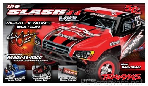 Traxxas 1/16 Slash 4x4 VXL Mark-Jenkins