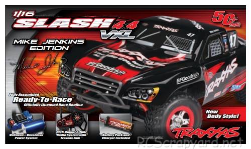 Traxxas 1/16 Slash 4x4 VXL - Mike-Jenkins - 7009