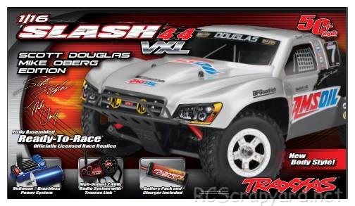 Traxxas 1/16 Slash 4x4 VXL - Scott-Douglas - 7009