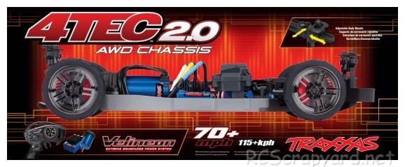 Traxxas 4-Tec 2.0 VXL - 83076-4 Box