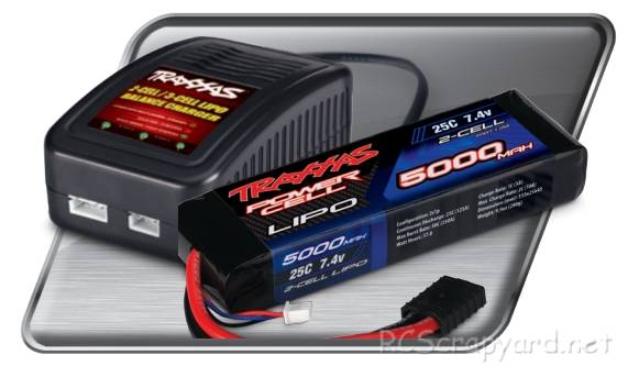 Traxxas 5000Mah LiPo Battery and AC Charger
