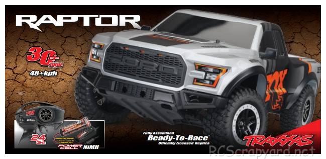 Traxxas 2017 Ford F-150 Raptor Fox Edition Box