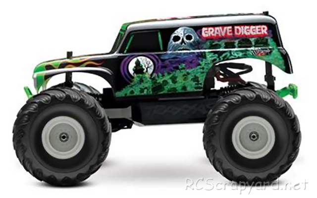 Traxxas 1/16 Grave Digger Monster Truck- 72024