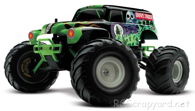 Traxxas 1/16 Grave Digger Monster Truck- 7202A