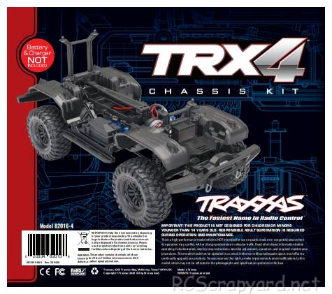 Traxxas TRX-4 Chassis - 82016-4 Box