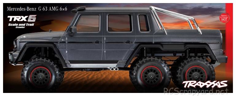 Traxxas TRX-6 Mercedes-Benz G 63 AMG 6x6 - 88096-4 Box