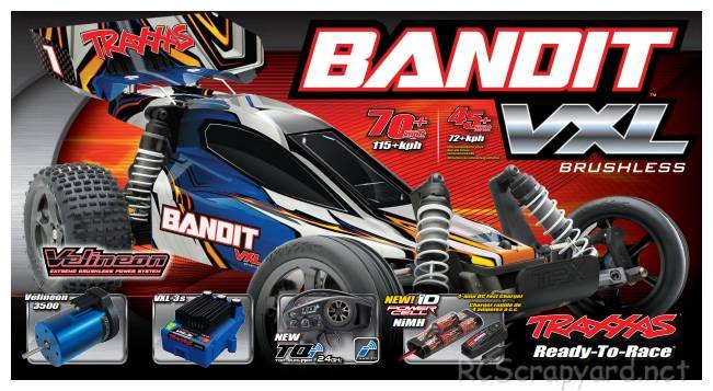 Traxxas Bandit VXL - 24076-1 Box