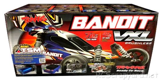 Traxxas Bandit VXL TSM - 24076-3 Box