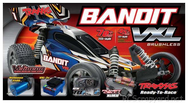 Traxxas Bandit VXL - 24076 Box