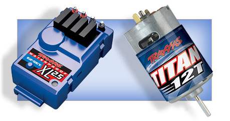 Traxxas VL-2.5 ESC + Titan 550 Motor