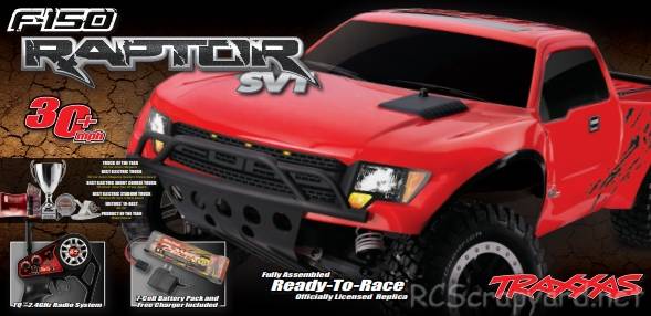 Traxxas Ford F150 SVT Raptor Box