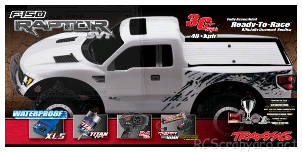 Traxxas Ford F150 SVT Raptor Box