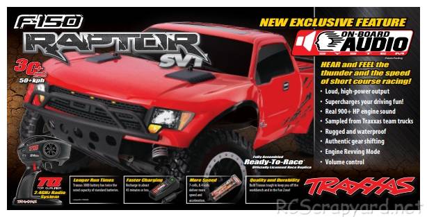 Traxxas Ford F150 SVT Raptor Box