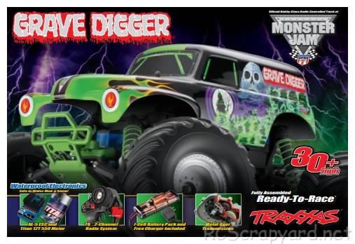 Traxxas Monster Jam - Grave Digger - 3602A Box