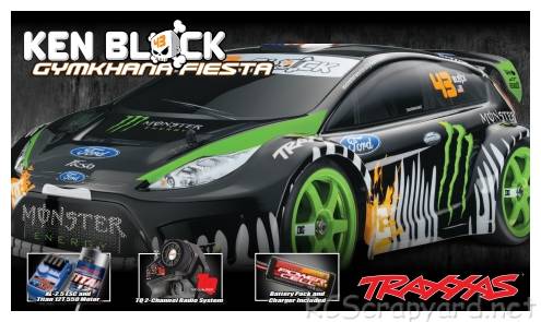 Traxxas Ken Block Gymkhana Fiesta Box 7308