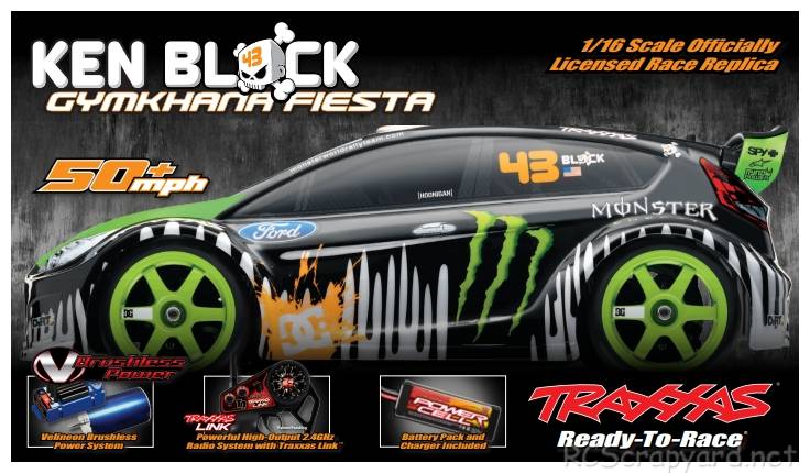 Traxxas Ken Block Gymkhana Fiesta Box 7309