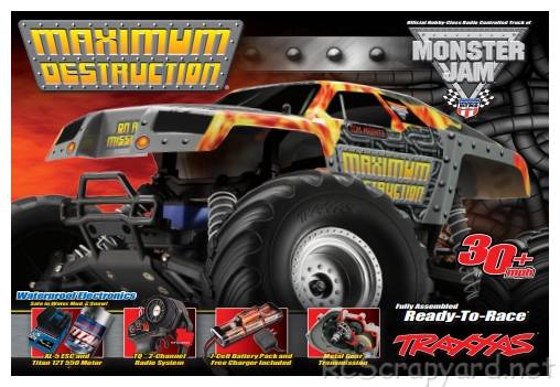 Traxxas Monster Jam - Maximum-Destruction - 3602T Box