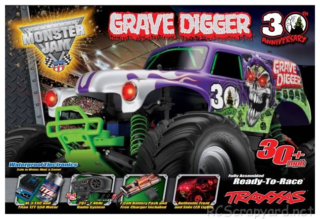 Traxxas Grave Digger 30th Anniversary Special Box