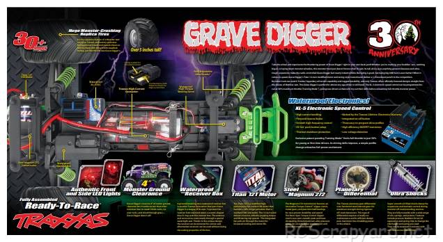 Traxxas Grave Digger 30th Anniversary Special