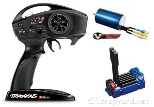 Traxxas TQi 2.4Ghz Radio, VXL-3m ESC and 380 Motor