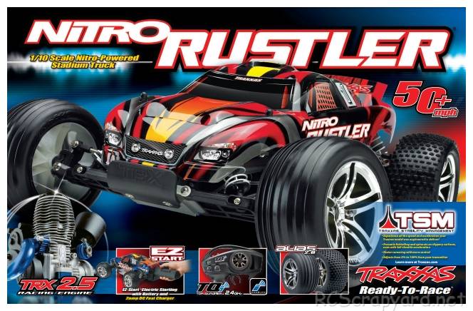 Traxxas Nitro Rustler TSM 44096-3 Box