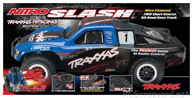 Traxxas Nitro Slash - Racing Blue Edition - 44054-1