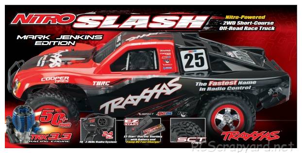 Traxxas Nitro Slash - Mark Jenkins Edition - 44054-1