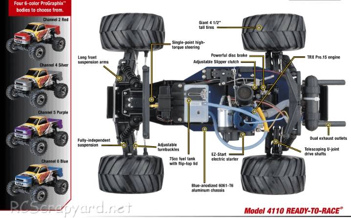 Traxxas Nitro Stampede (2001) Chassis