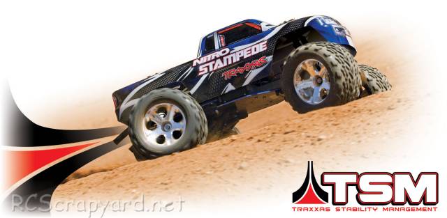 Traxxas Nitro Stampede TSM Monster Truck - 41096-3