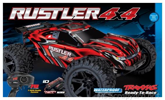 Traxxas Rustler 4x4 XL-5 - 67064-1 Box
