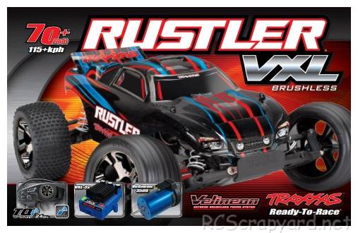 Traxxas Rustler VXL TSM - 37076-4 Box
