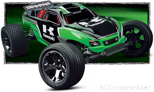 Traxxas Rustler VXL Kawasaki Edition Truck (2011) - 3707A