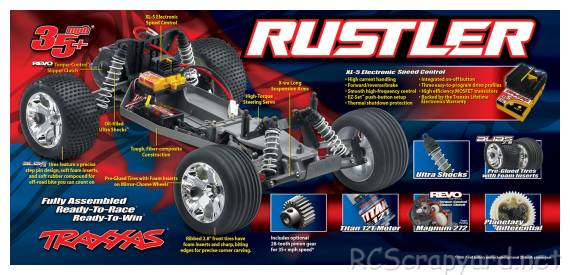 Traxxas Rustler XL-5 - 3705 Box