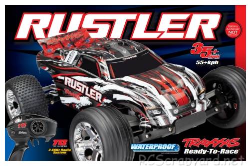 Traxxas Rustler XL-5 - 37054-4 (2018) Box