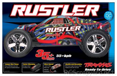 Traxxas Rustler XL-5 Hawaiian Edition - 37054-1 (2016) Box